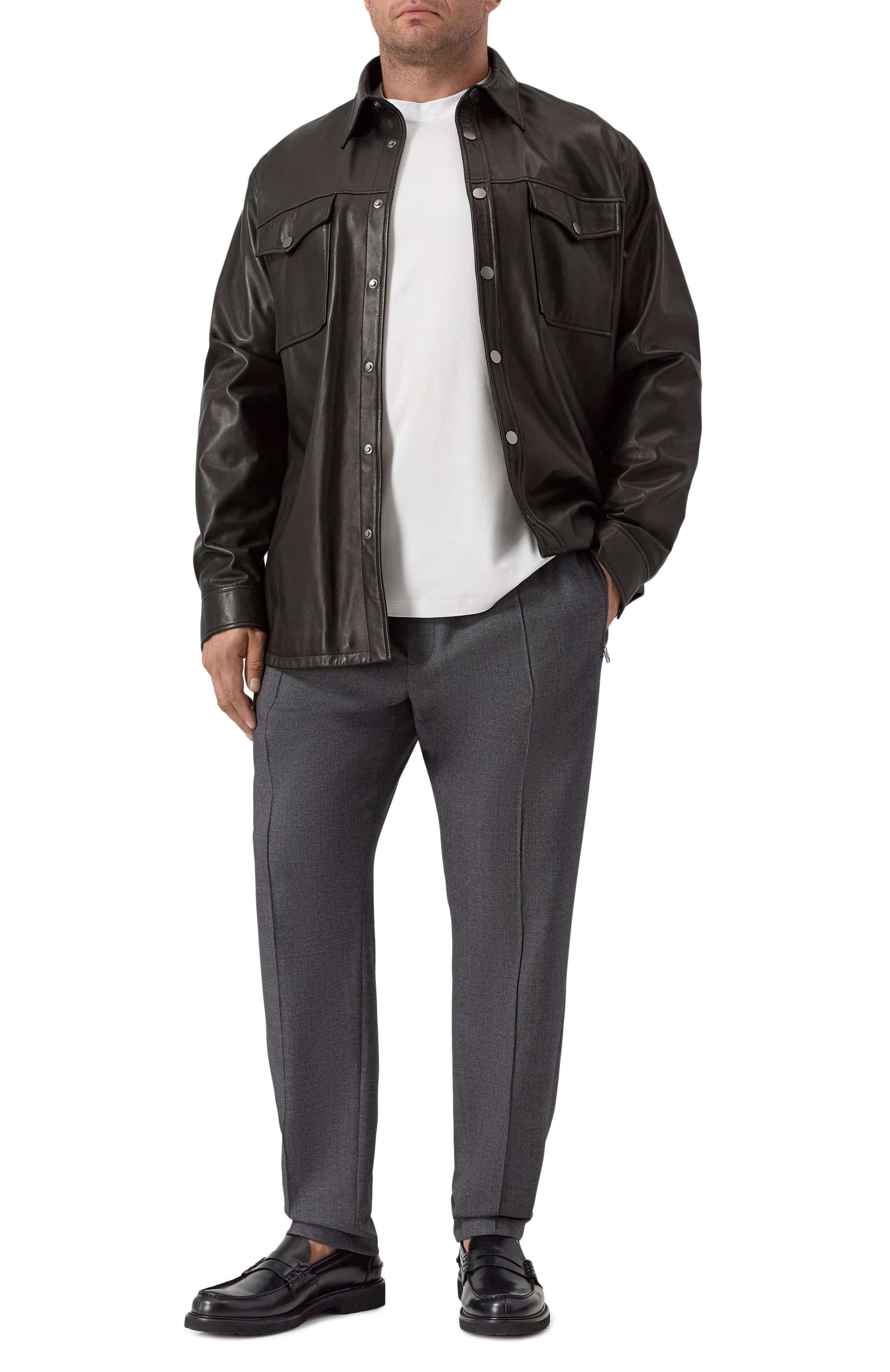 Хлопковая футболка BRUNELLO CUCINELLI, арт. M0B131308W, фото 2