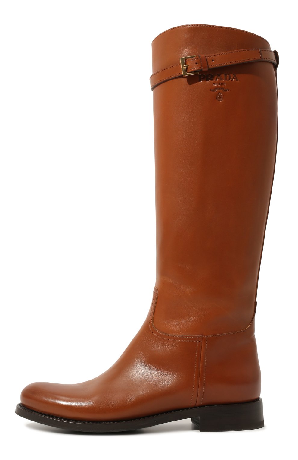 Кожаные сапоги PRADA, арт. 1W175M-34A-F0046-D030, фото 4