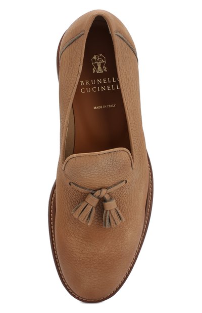 Кожаные лоферы BRUNELLO CUCINELLI, арт. MZUCCRK902, фото 5