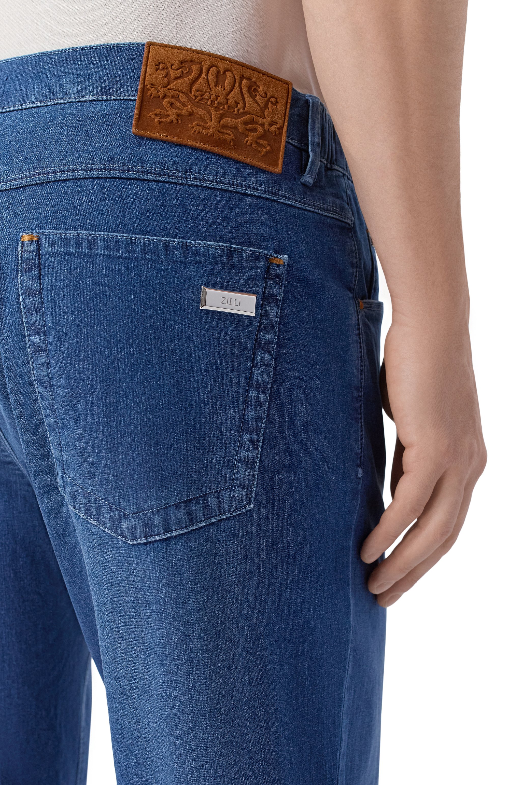 Джинсы regular ZILLI, арт. J5T101M0422VZPL00, фото 5
