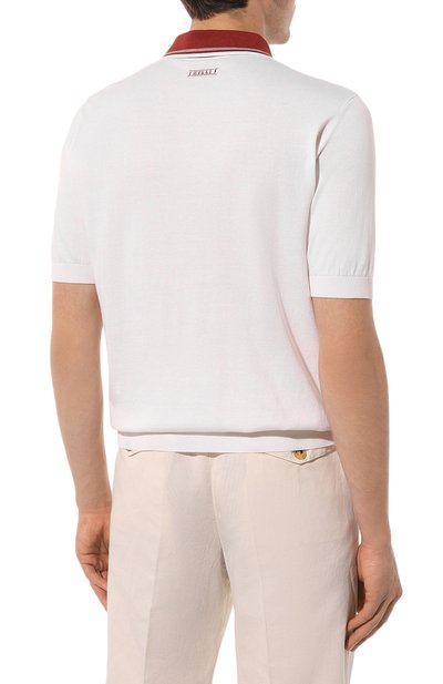 Поло из хлопка и шелка ZILLI, арт. KZP002M0142VUC000M, фото 4