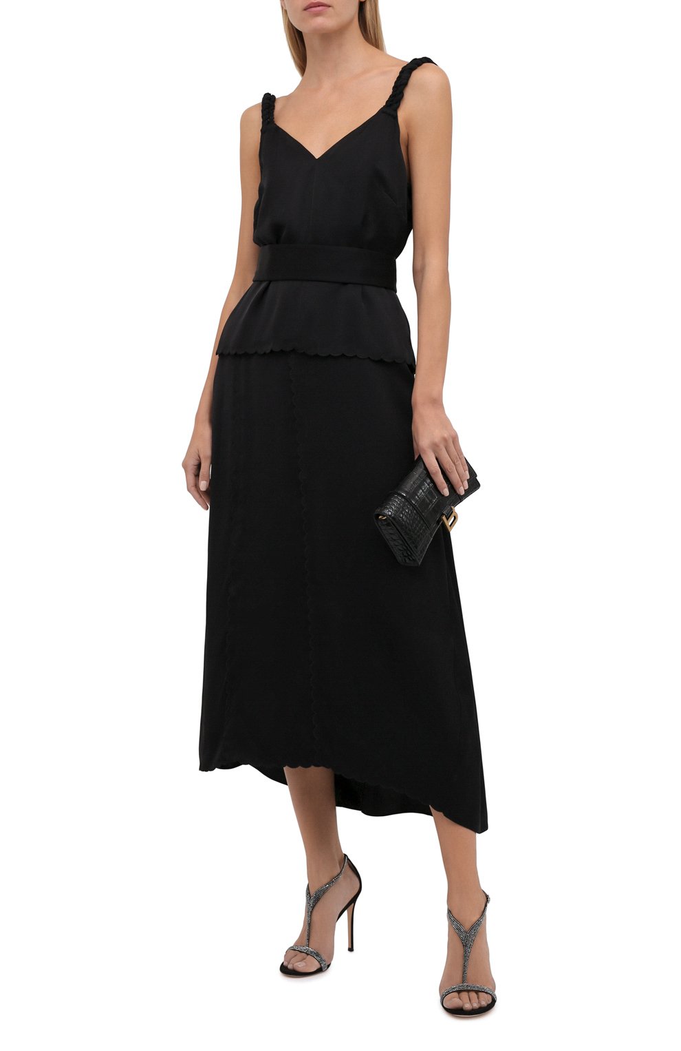 Замшевые босоножки GIANVITO ROSSI, арт. G61666.15RIC.CAMNER0, фото 2