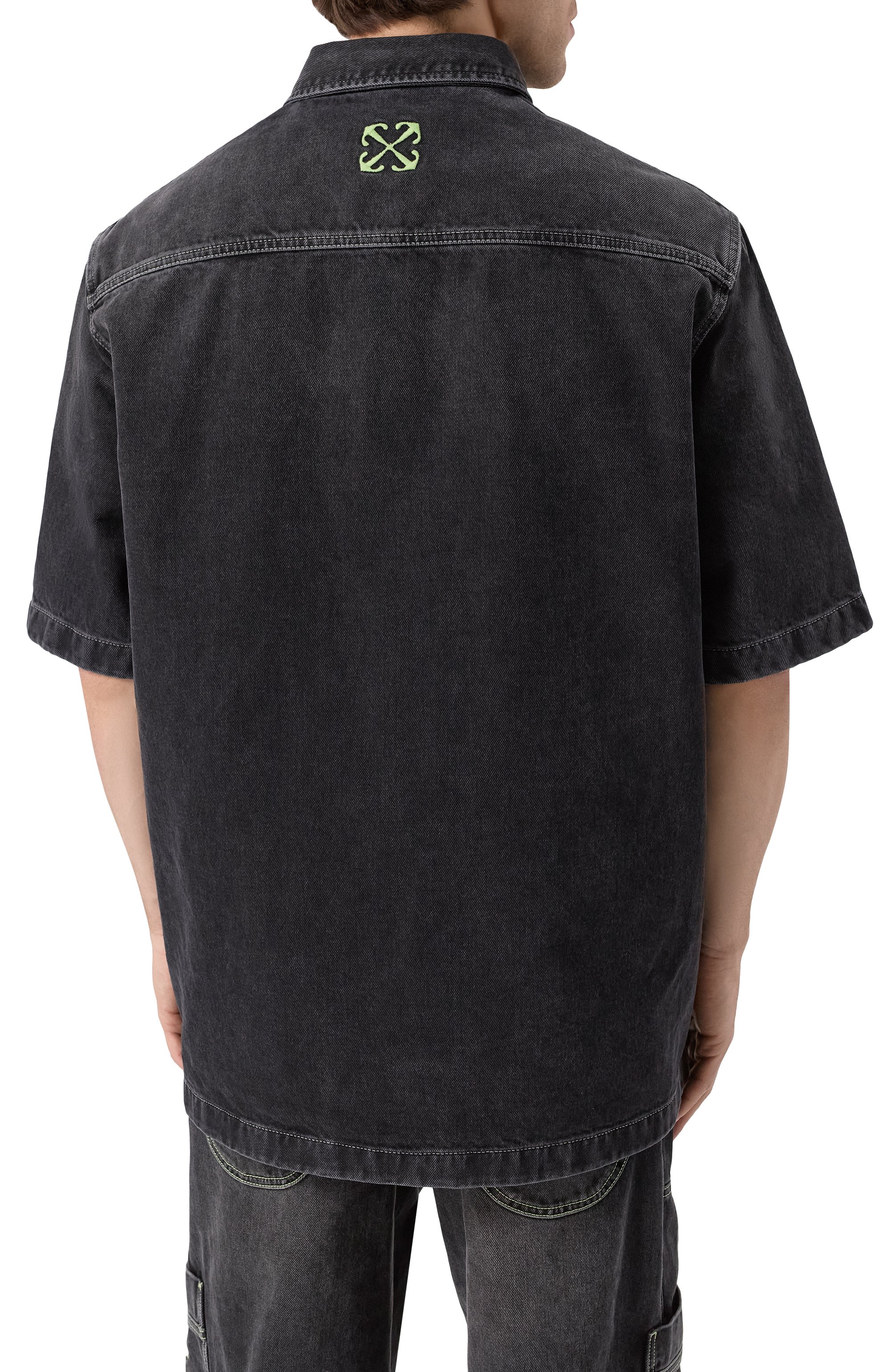 Джинсовая рубашка OFF-WHITE, арт. 0MYD05AS25DEN001, фото 4