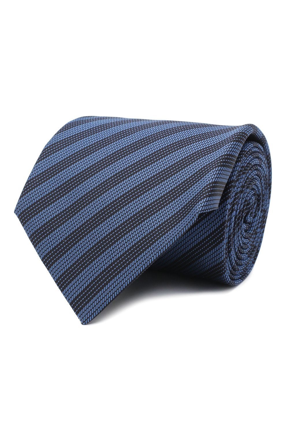 Шелковый галстук LANVIN темно-синего цвета по цене 12600 руб., арт. 3166/TIE, фото 1 Шелковый галстук LANVIN, арт. 3166/TIE, фото 1