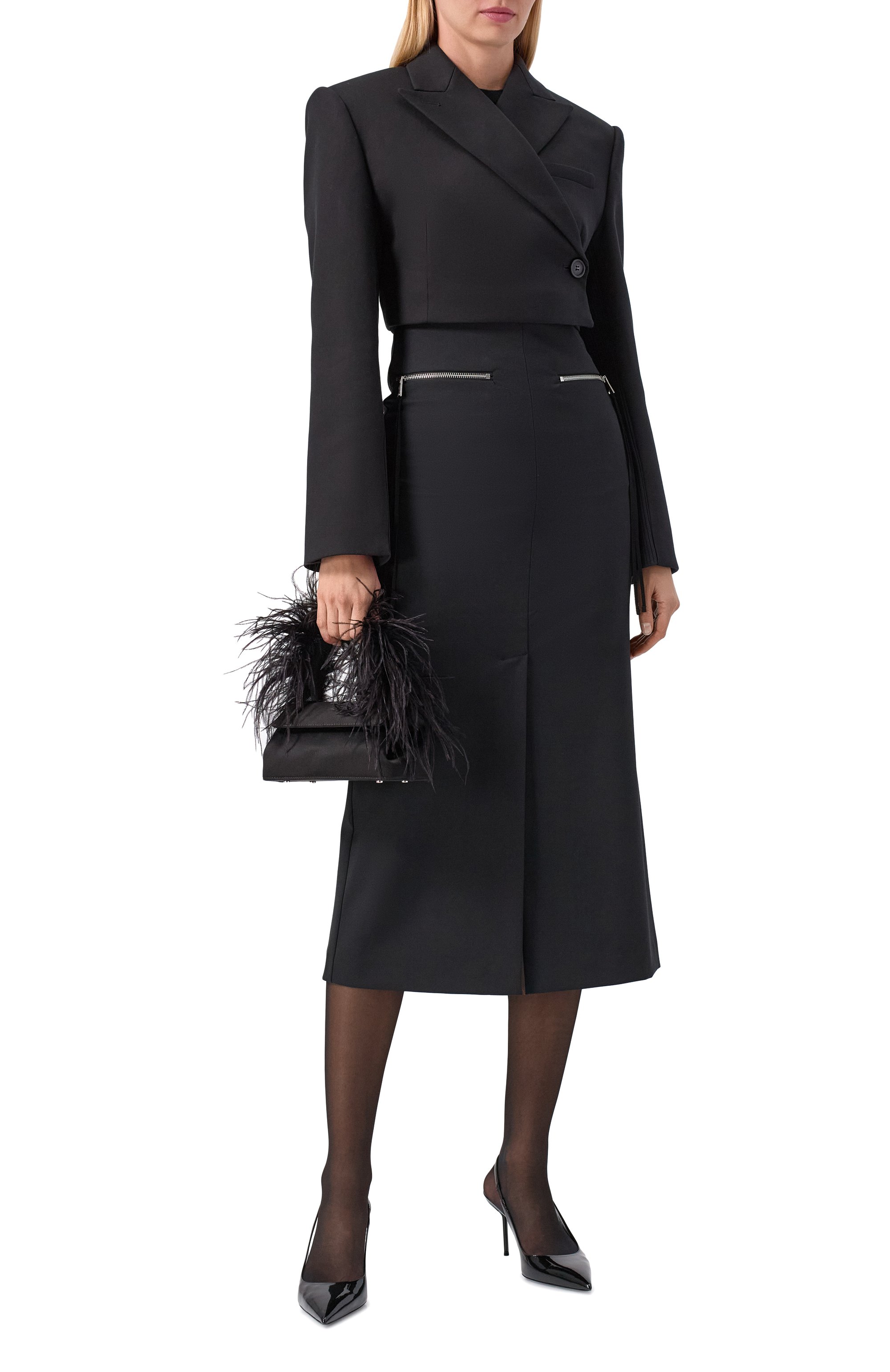 Комбинированный жакет SPORTMAX, арт. GAVIN0, фото 2