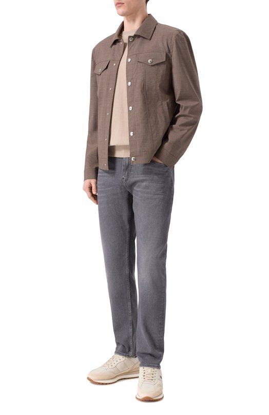 Кожаные кроссовки Newport Bogner 12621405 Бежевый  12621405 Фото 2