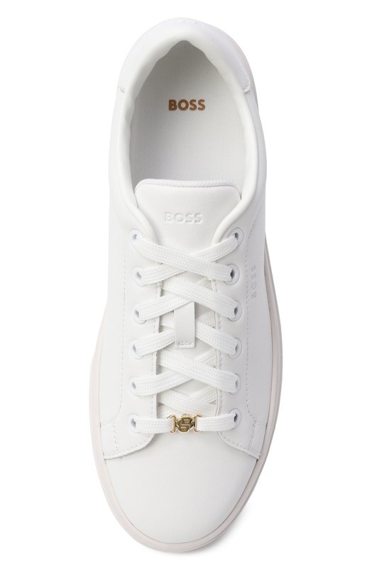 Кожаные кеды Kieran BOSS 50548110 Белый  50548110 Фото 6