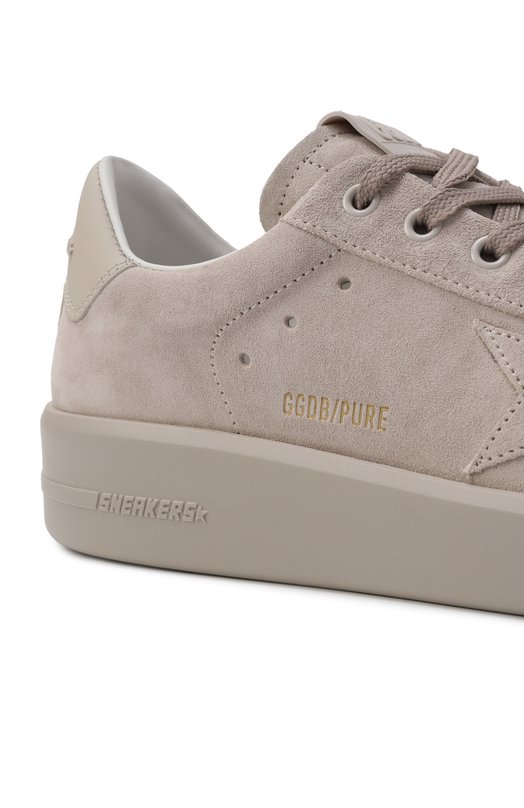 Замшевые кеды Purestar Golden Goose Deluxe Brand GWF00197.F006507 Кремовый  GWF00197.F006507 Фото 7
