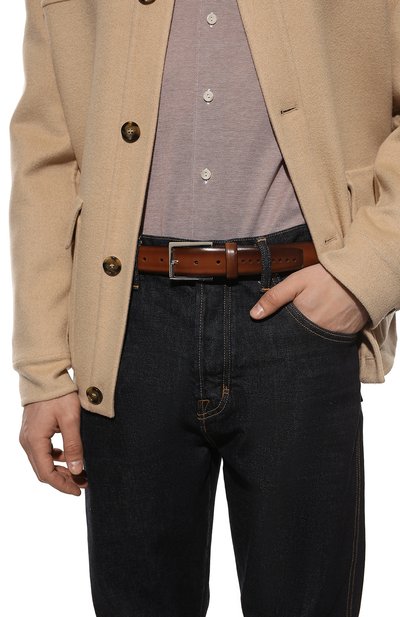 Кожаный ремень BARRETT, арт. 31B336.32/BETIS CREAM, фото 2