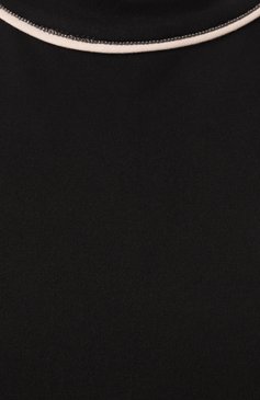 Женская хлопковая майка BRUNELLO CUCINELLI черного цвета, арт. M0T81FP340 | Фото 6 (Длина (для топов): Стандартные; Драгоценные камни: Проставлено; Материал сплава: Проставлено; Стили: Кэжуэл; Рукава: Без рукавов; Материал внешний: Хлопок)