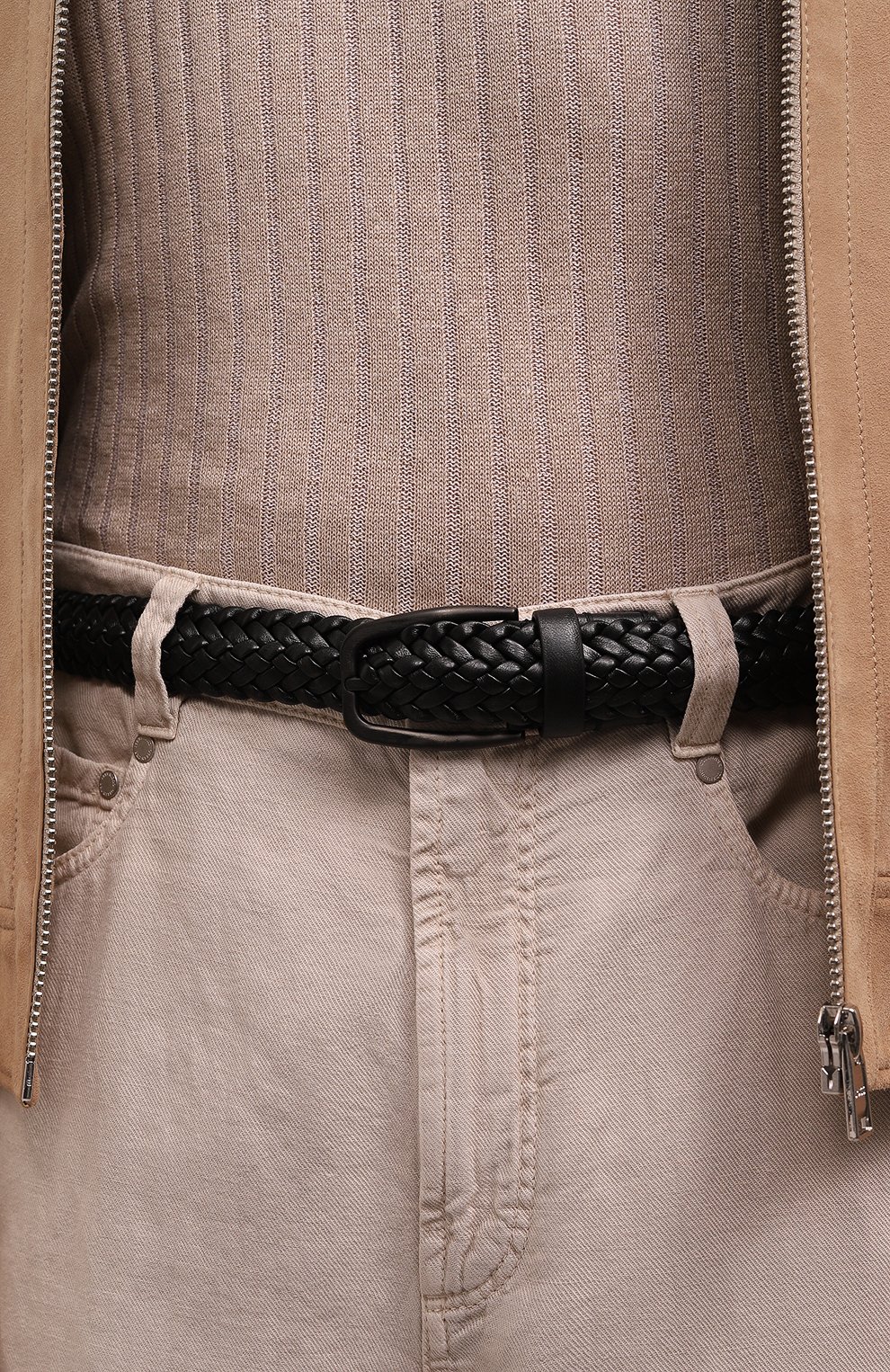 Кожаный ремень ZEGNA, арт. LHTPM/B021ZZ, фото 2