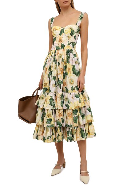 Хлопковое платье DOLCE & GABBANA, арт. F64V7T/HS5IA, фото 2