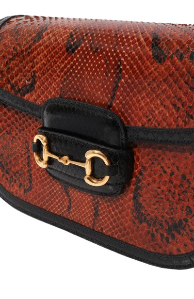 Сумка 1955 horsebit small из кожи питона GUCCI, арт. 602204 LU3HG, фото 3