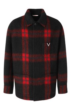 Шерстяная куртка-рубашка VALENTINO, арт. 5V3CJJ90A9K, фото 1