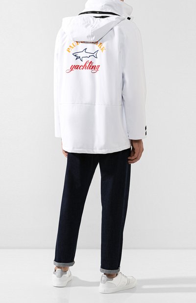 Парка PAUL&SHARK белого цвета по цене 61500 руб., арт. I19P2144, фото 2 Парка PAUL&SHARK, арт. I19P2144, фото 2