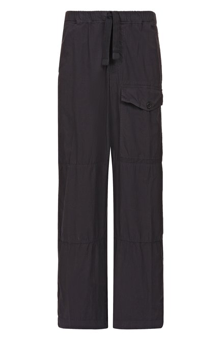 Мужские хлопковые брюки DRIES VAN NOTEN темно-синего цвета по цене 0 руб., арт. 251-020912-1148 | Фото 1