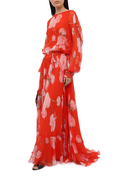 Шелковое платье VALENTINO, арт. VB0VDBZ56DN, фото 2