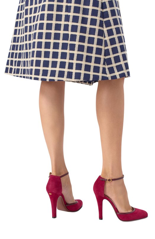 Замшевые туфли Hi Dolly Valentino 7W2S0MI2/CBF Розовый  7W2S0MI2/CBF Фото 3