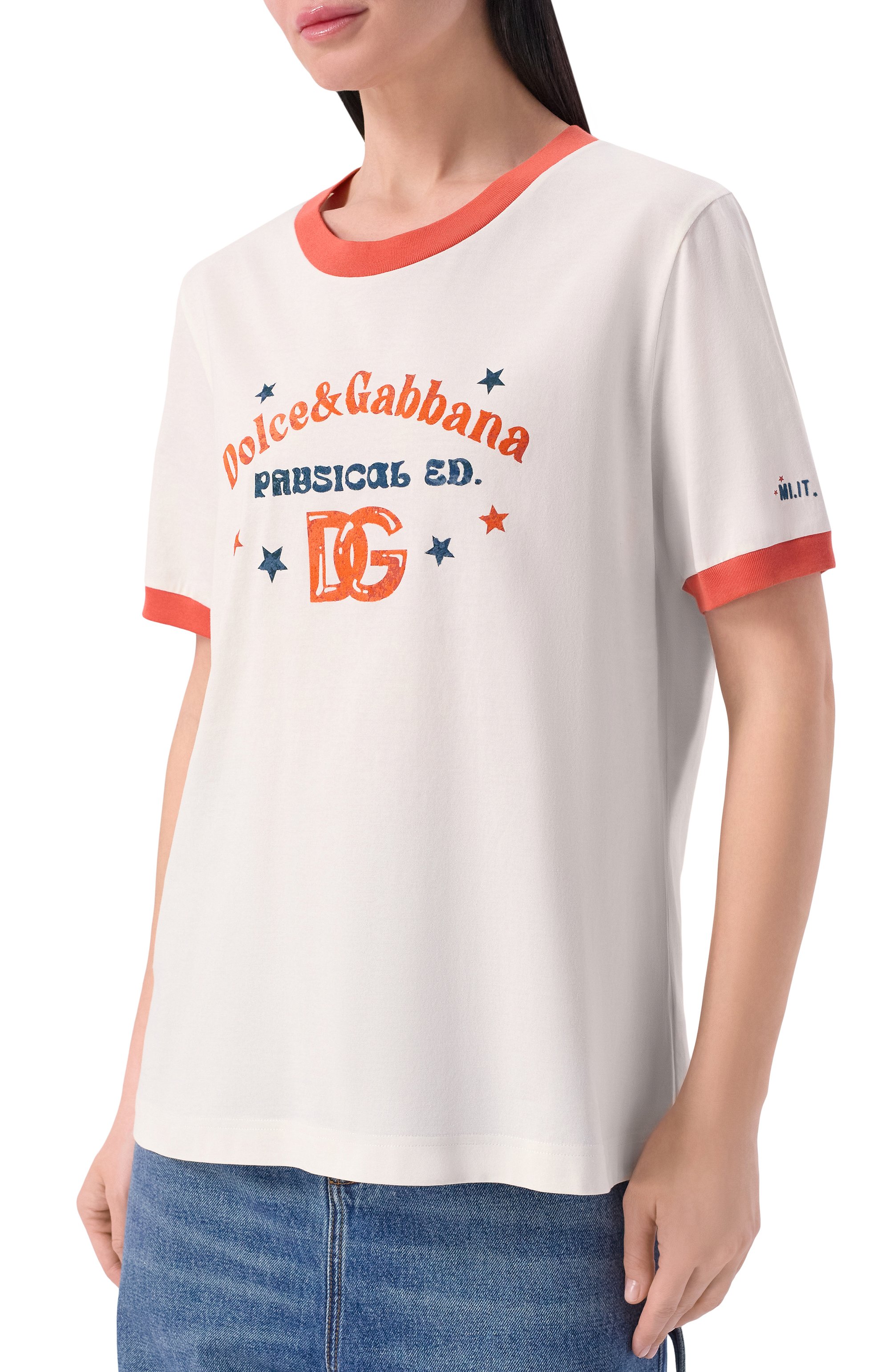 Хлопковая футб олка DOLCE & GABBANA, арт. F8N08T/GDDNG, фото 3