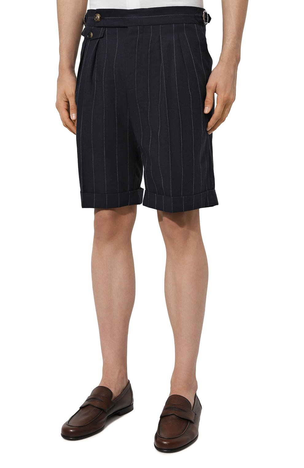 Шорты из хлопка и шерсти BRUNELLO CUCINELLI, арт. MS484B2298, фото 3