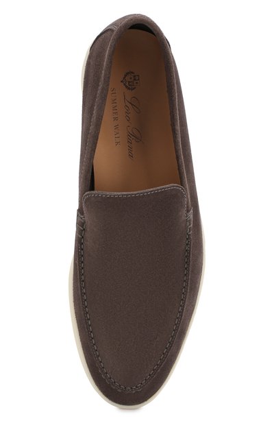 Замшевые лоферы summer walk LORO PIANA, арт. FAE8124, фото 5