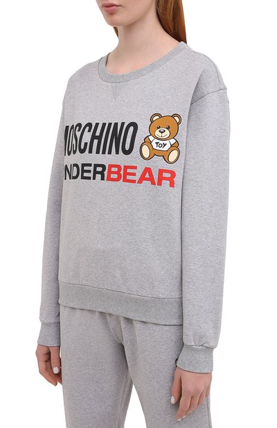 Хлопковый свитшот MOSCHINO, арт. A1709/9006, фото 3