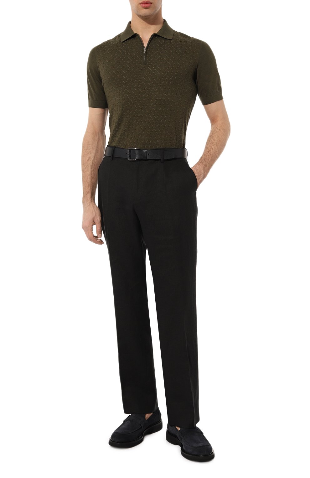 Поло из шелка и хлопка ZILLI, арт. KZP002M0145VVM000, фото 2