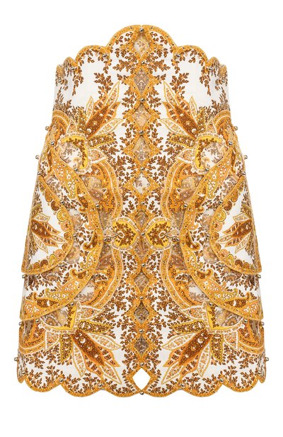 Женская льняная юбка ZIMMERMANN, арт. 5847SZIP