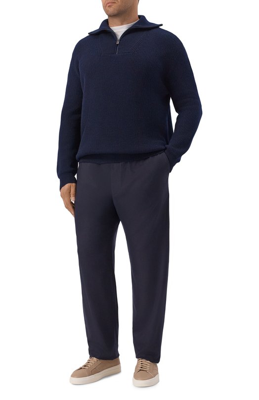 Шерстяной свитер Paul&Shark 15311180/3XL-6XL Синий  15311180/3XL-6XL Фото 2