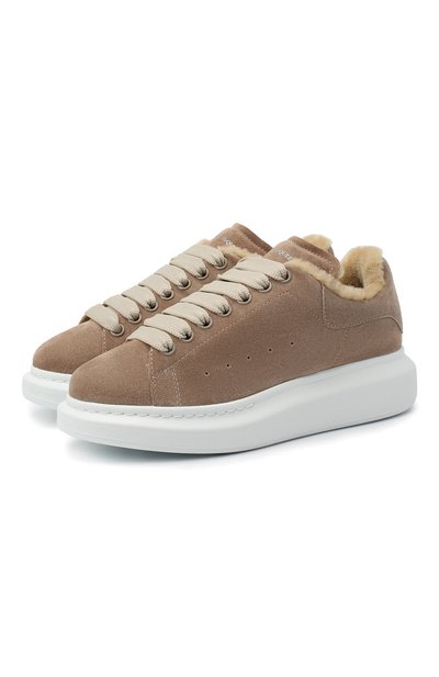 Замшевые кеды oversized ALEXANDER MCQUEEN, арт. 609650/WHWJ8, фото 1