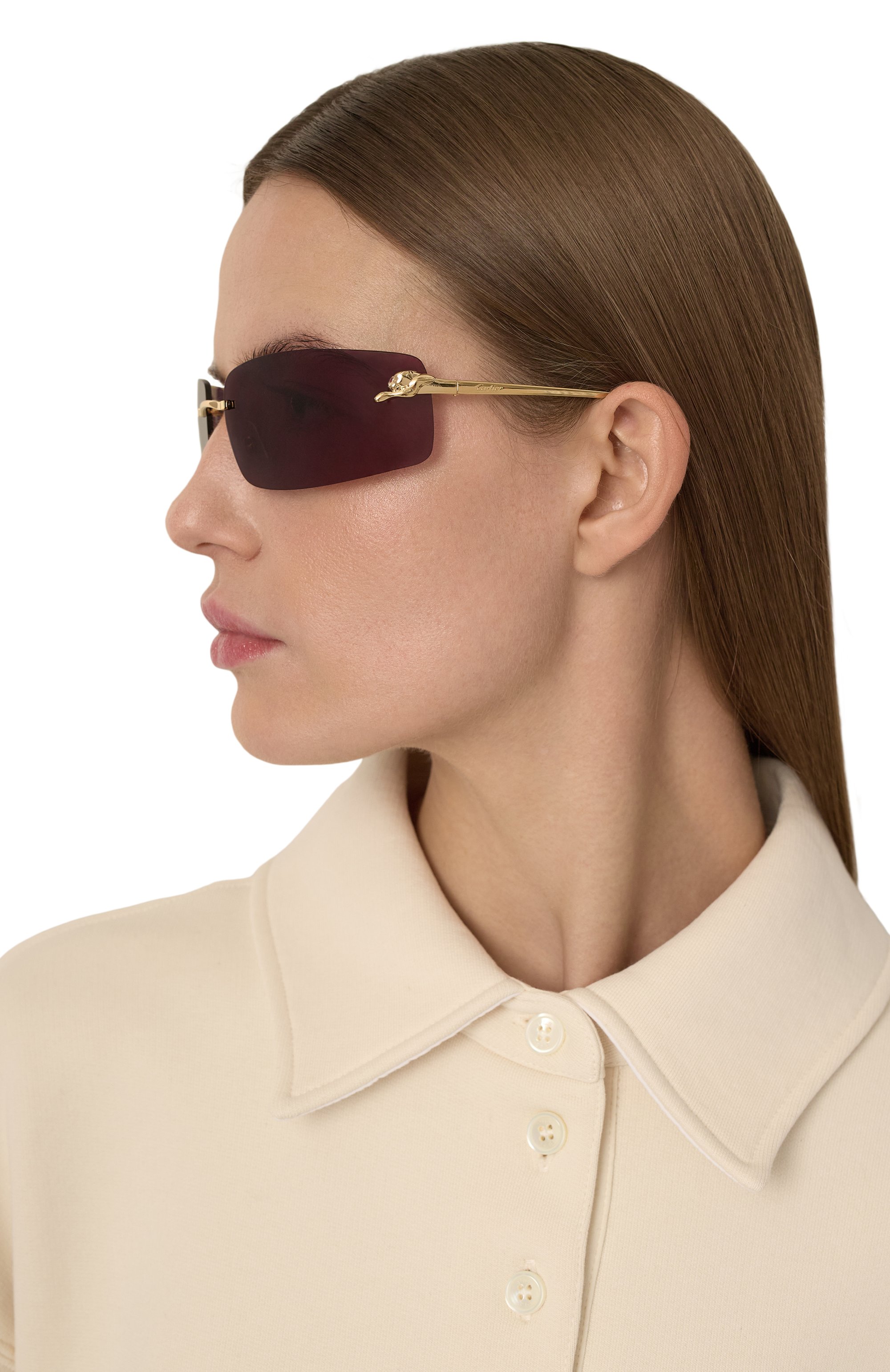 Солнцезащитные очки CARTIER черного цвета по цене 165500 руб., арт. CT0503S 001, фото 2 Солнцезащитные очки CARTIER, арт. CT0503S 001, фото 2