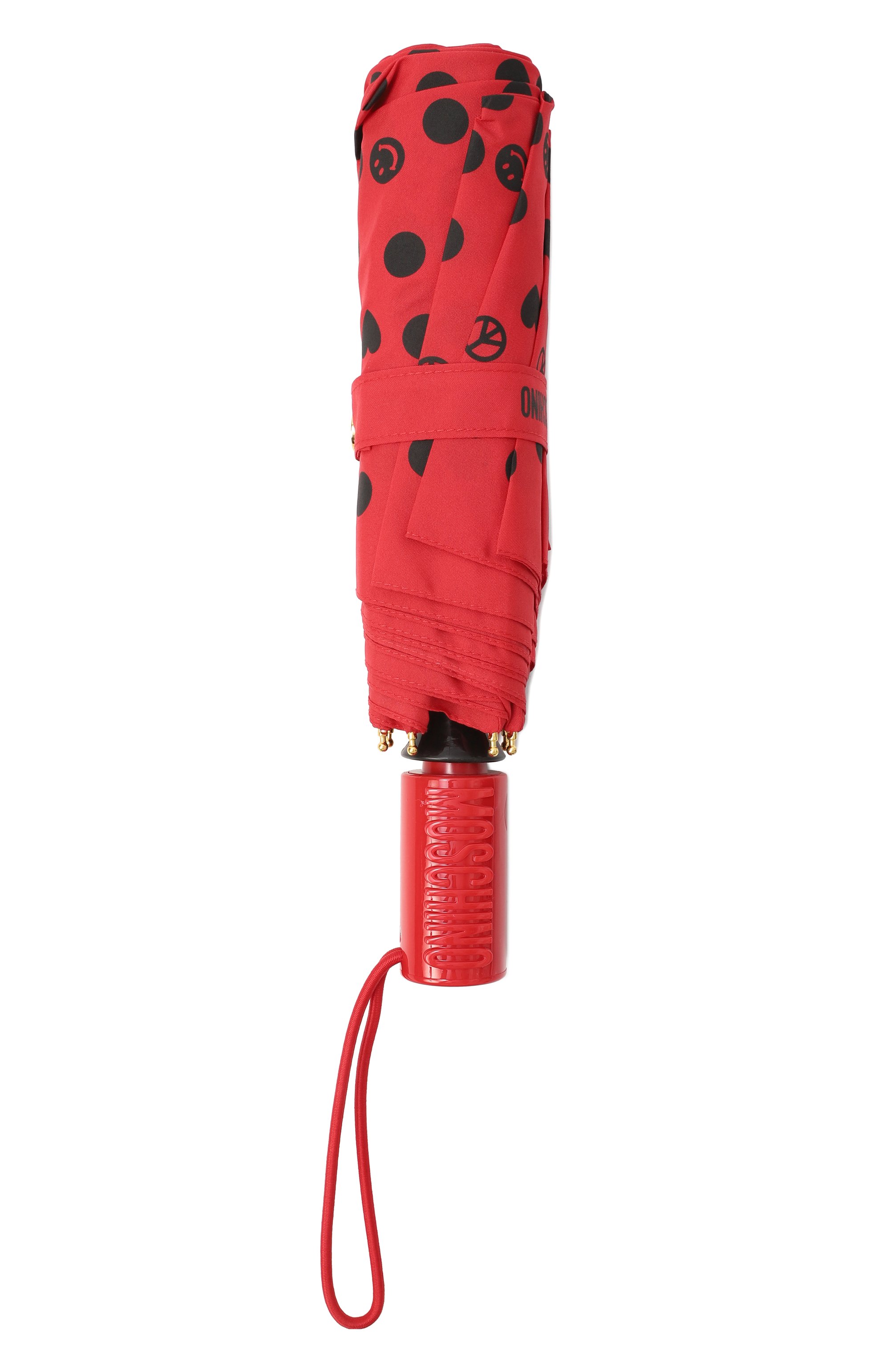 Складной зонт MOSCHINO красного цвета по цене 10750 руб., арт. 8939-0PENCL0SEC, фото 4 Складной зонт MOSCHINO, арт. 8939-0PENCL0SEC, фото 4