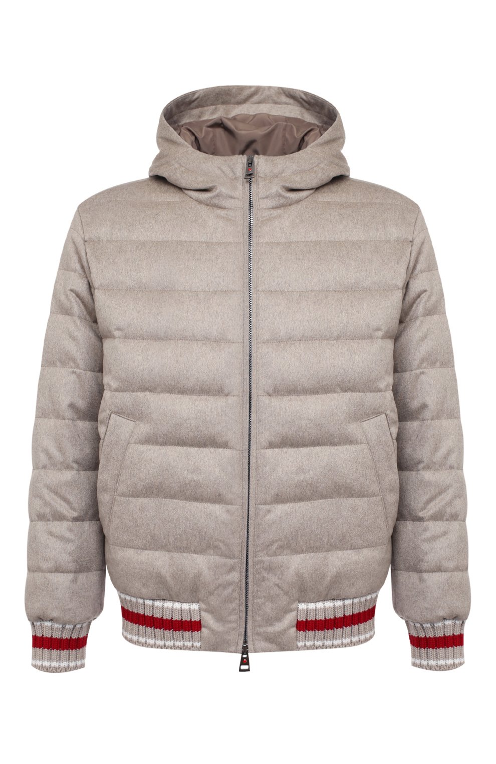 Пуховый бомбер KIRED бежевого цвета по цене 183500 руб., арт. WK2BW6818005000, фото 1 Пуховый бомбер KIRED, арт. WK2BW6818005000, фото 1