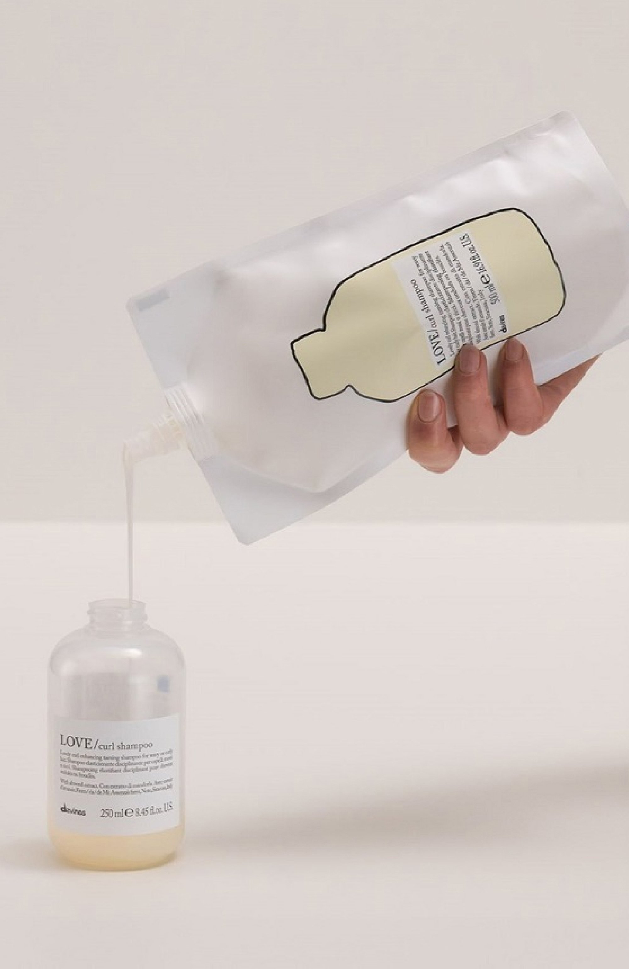 Рефил шампуня для усиления завитка love curl (500ml) DAVINES, арт. 75654, фото 2