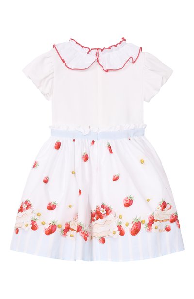 Хлопковое платье MONNALISA, арт. 31G919, фото 2