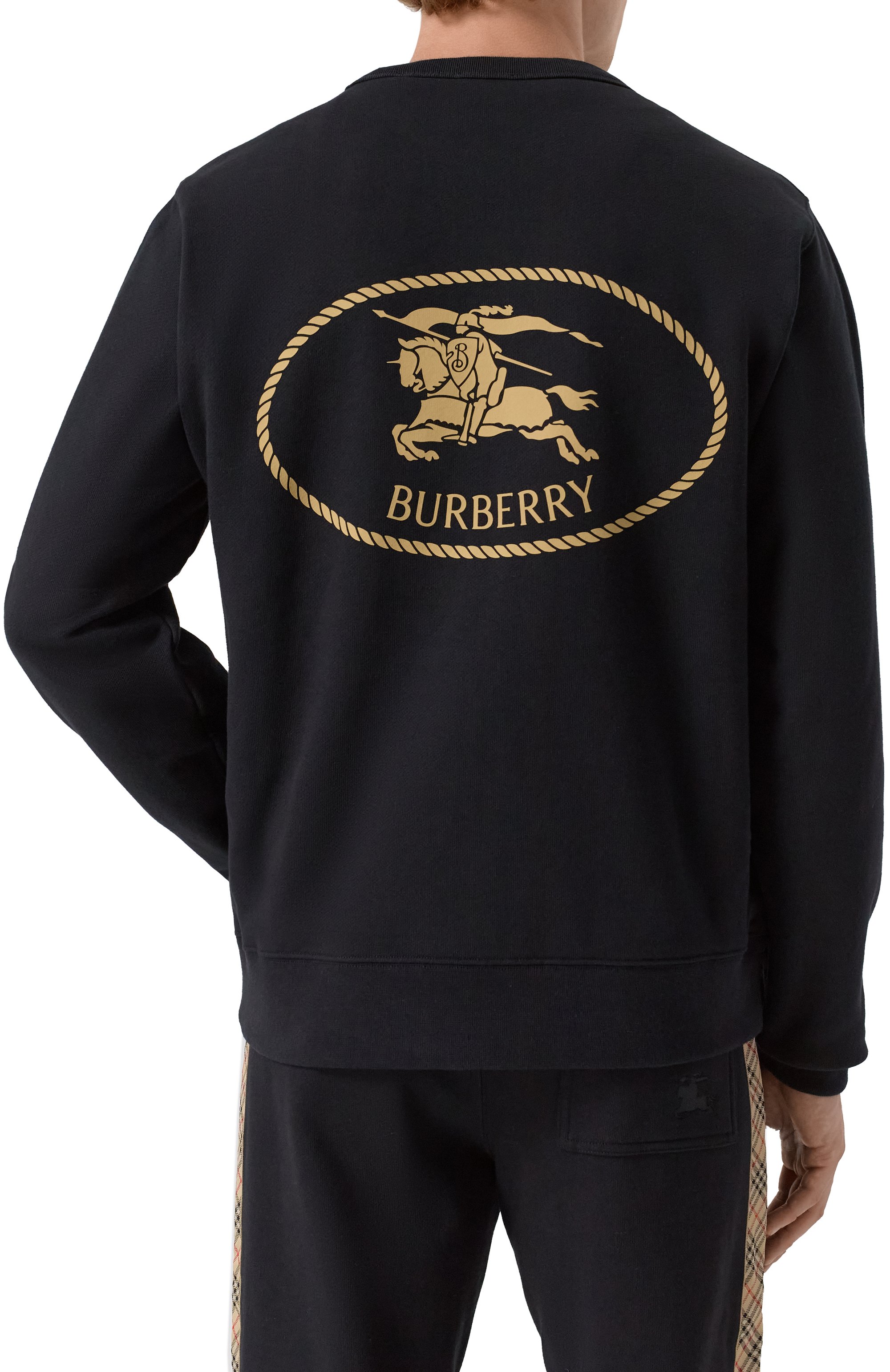 Хлопковый свитшот BURBERRY, арт. 8111026, фото 4