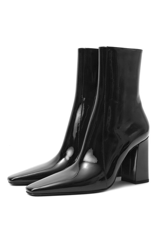 Лакированные ботильоны Rainer 90 Saint Laurent 827733/1TV00 Чёрный 827733/1TV00