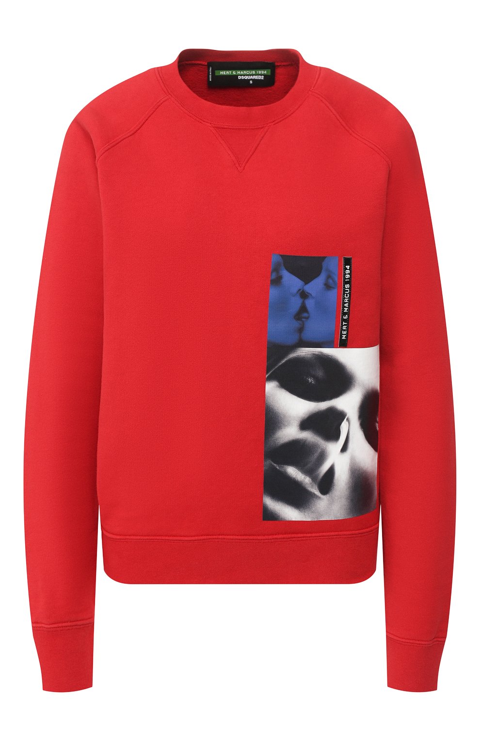 Хлопковый свитшот mert & marcus 1994 DSQUARED2 красного цвета по цене 48750 руб., арт. S73GU0044/S25030, фото 1 Хлопковый свитшот mert & marcus 1994 DSQUARED2, арт. S73GU0044/S25030, фото 1