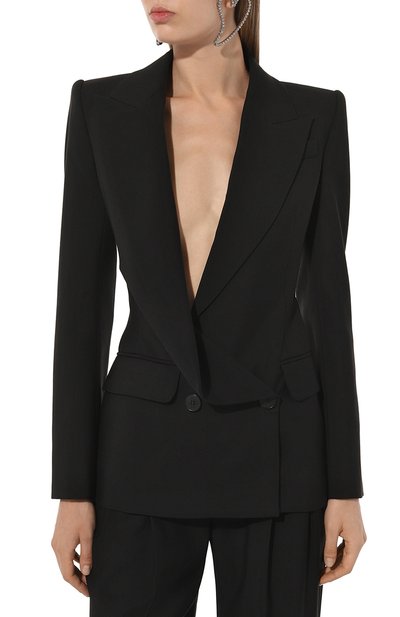 Шерстяной жакет ALEXANDER MCQUEEN, арт. 745244/QJACX, фото 3