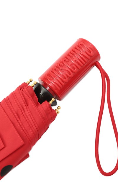 Складной зонт MOSCHINO красного цвета по цене 10750 руб., арт. 8939-0PENCL0SEC, фото 5 Складной зонт MOSCHINO, арт. 8939-0PENCL0SEC, фото 5
