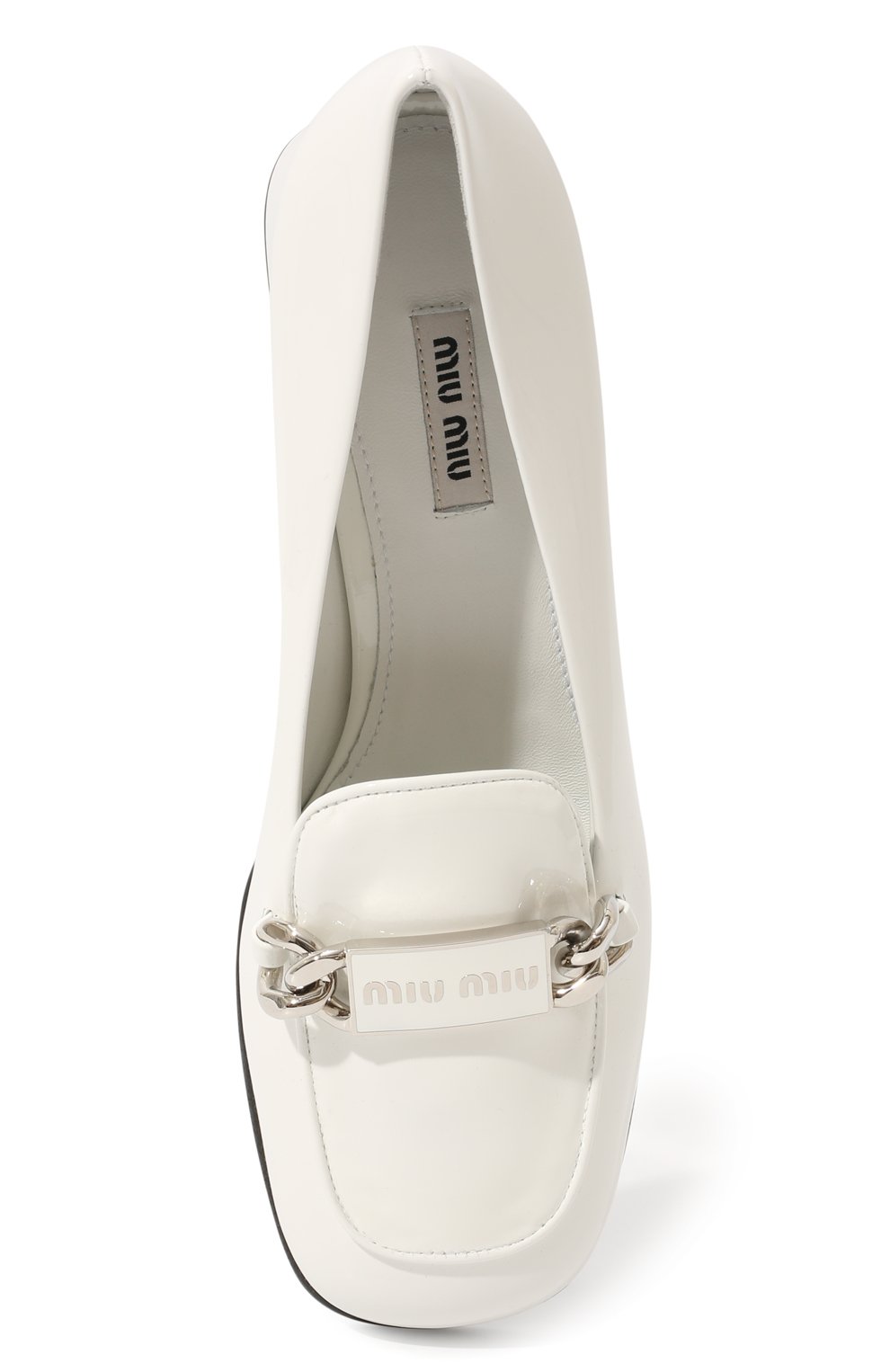 Кожаные туфли MIU MIU, арт. 5D658D-JHR-F0009-035, фото 6