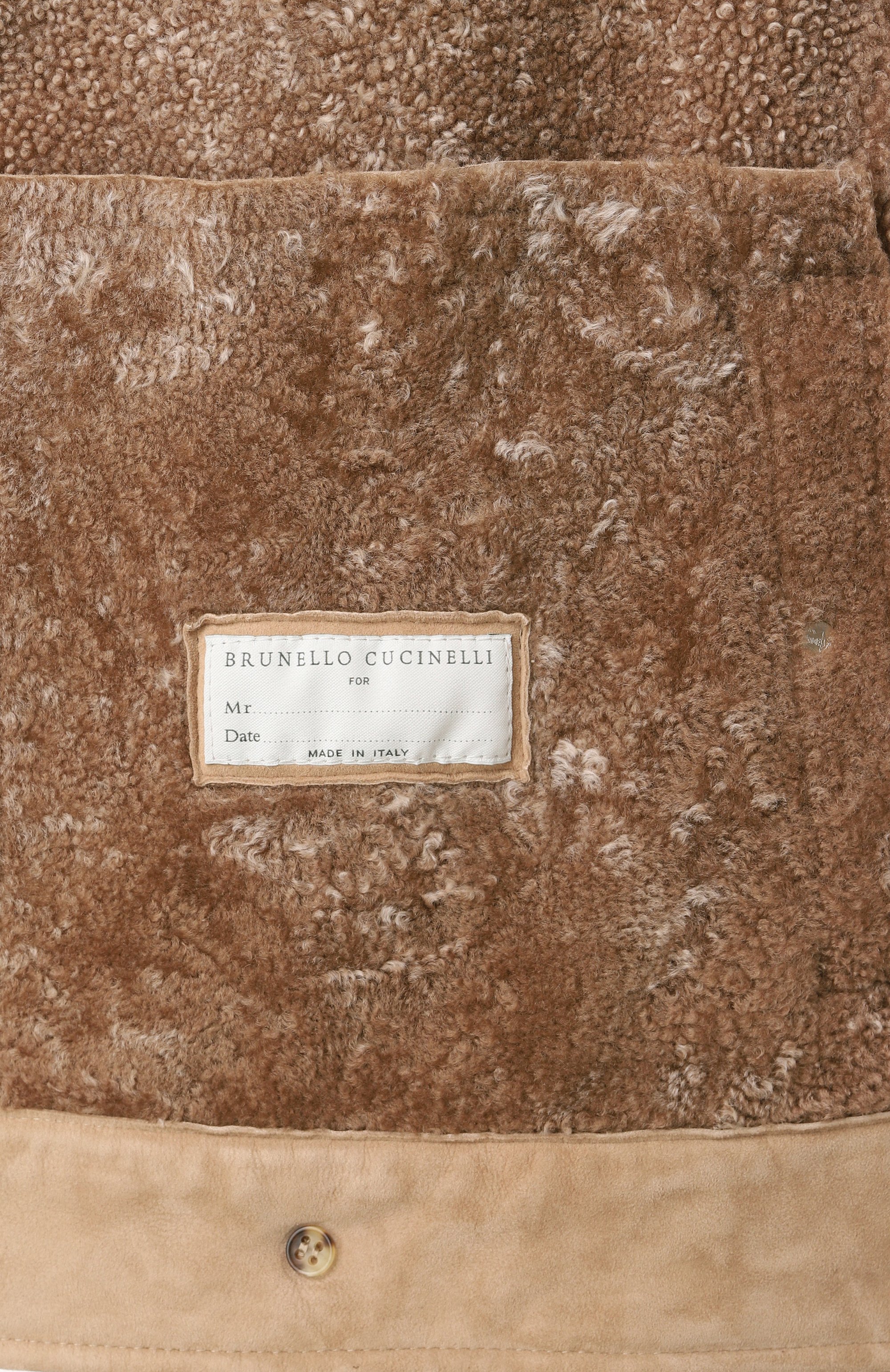Дубленка из овчины BRUNELLO CUCINELLI бежевого цвета по цене 1140000 руб., арт. MPMLV2003, фото 7 Дубленка из овчины BRUNELLO CUCINELLI, арт. MPMLV2003, фото 7