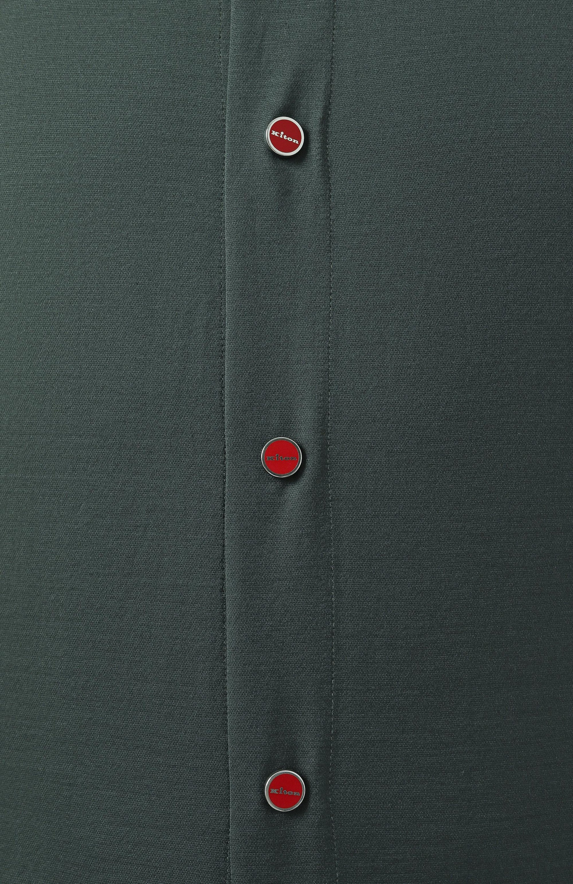 Хлопковая рубашка KITON, арт. UMCPETEH0923414_, фото 6