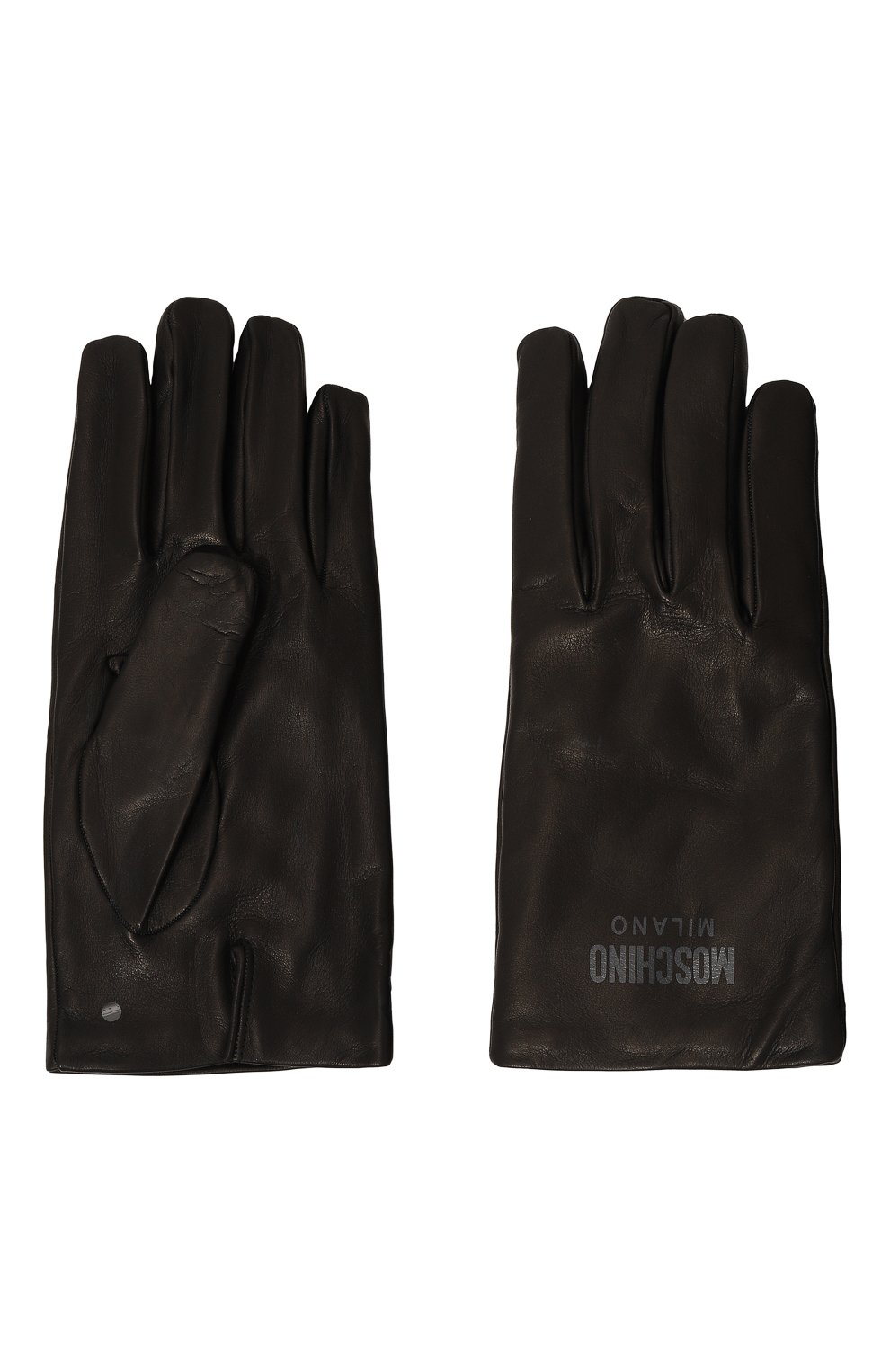 Кожаные перчатки MOSCHINO, арт. 60071/M5814, фото 2