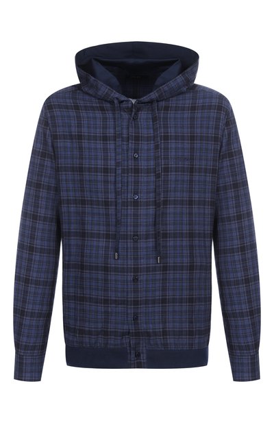 Мужская рубашка из хлопка и кашемира ZILLI, арт. FD0M02M010612151Q