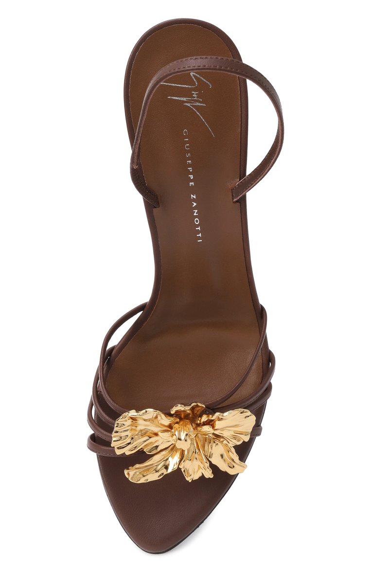 Кожаные босоножки orchid GIUSEPPE ZANOTTI DESIGN, арт. E500064, фото 1