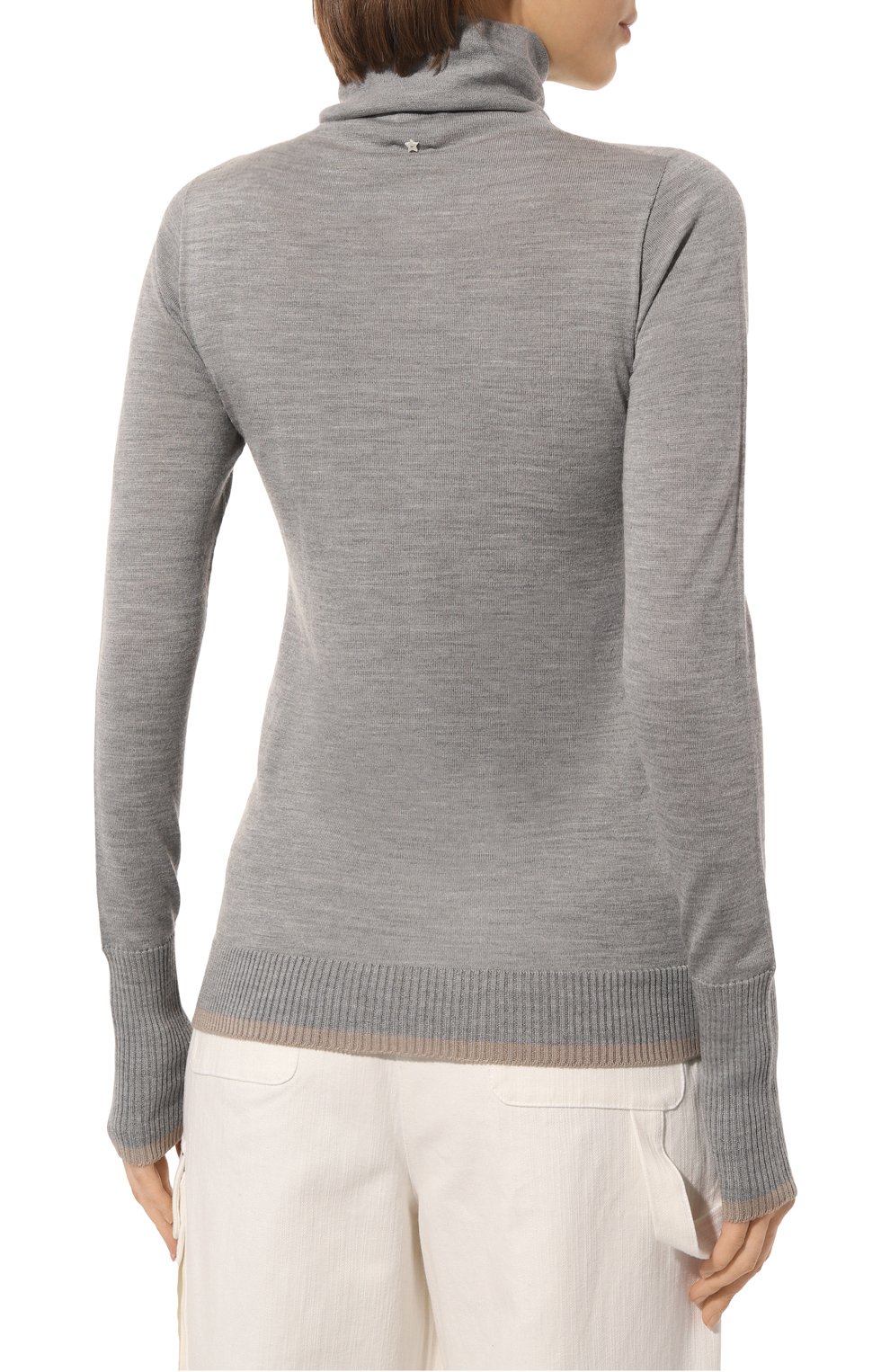 Водолазка из шерсти и шелка LORENA ANTONIAZZI, арт. I22104DM14A/2862/U, фото 4