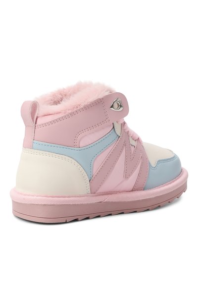 Кожаные кеды MONNALISA, арт. 8CF003, фото 3