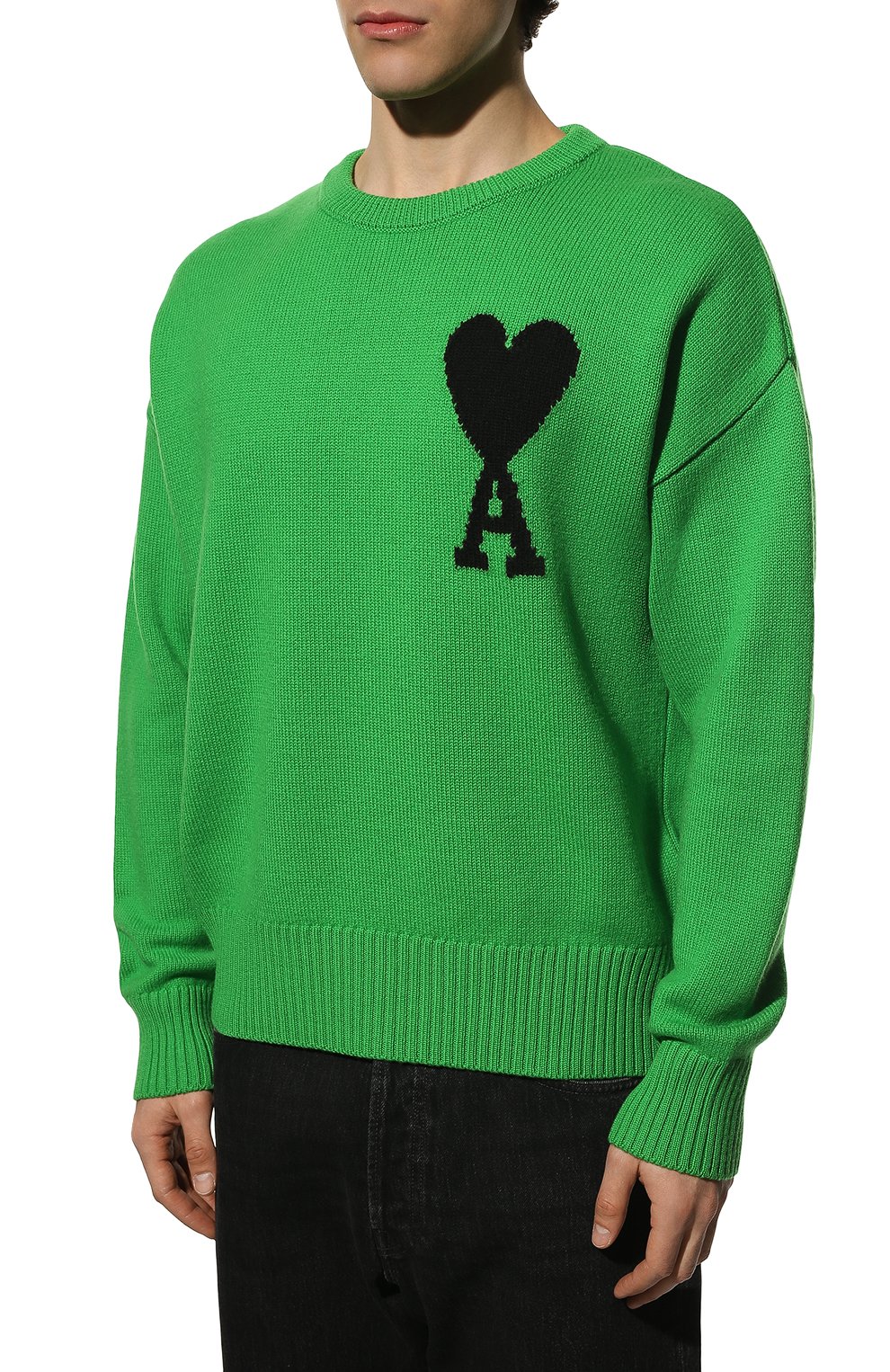 Шерстяной свитер AMI, арт. UKS002.018, фото 3