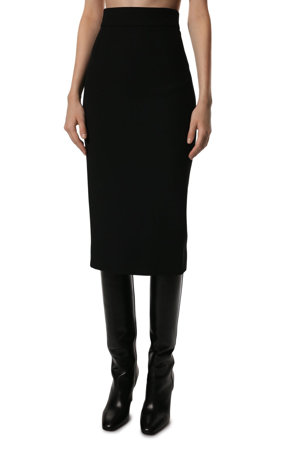 Юбка из вискозы и шерсти DOLCE & GABBANA, арт. F4CA0T/FU3QE, фото 3